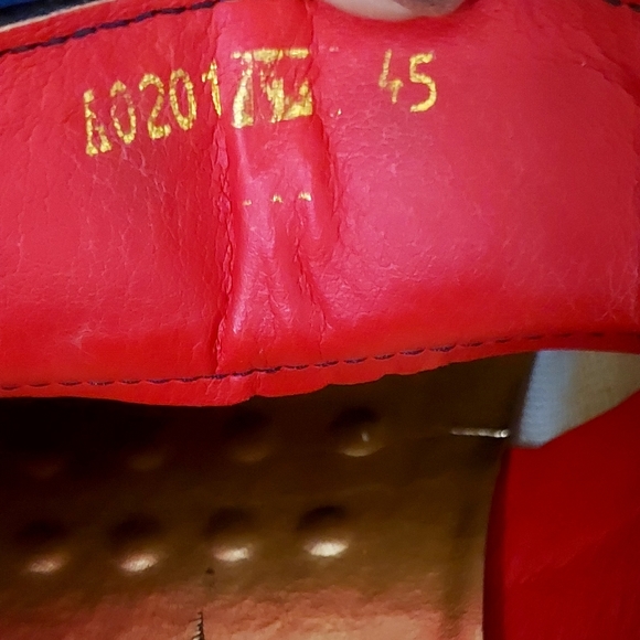 MEN SHINY BLUE DRESS SHOES sz 45 US 11/12, $18. GLENN HEIGHTS TX PPU OR SHIP - Picture 7 of 7